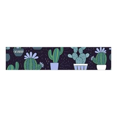 Cactus Pattern Velvet Scrunchie
