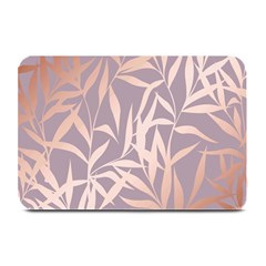 Rose Gold, Asian,leaf,pattern,bamboo Trees, Beauty, Pink,metallic,feminine,elegant,chic,modern,wedding Plate Mats