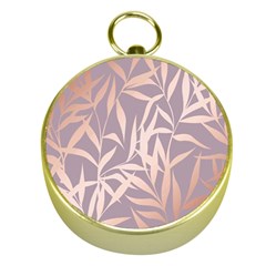 Rose Gold, Asian,leaf,pattern,bamboo Trees, Beauty, Pink,metallic,feminine,elegant,chic,modern,wedding Gold Compasses