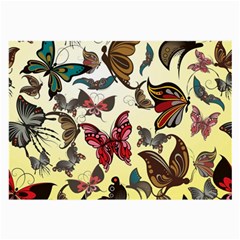 Colorful Butterflies Large Glasses Cloth