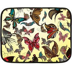 Colorful Butterflies Fleece Blanket (mini)