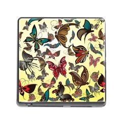 Colorful Butterflies Memory Card Reader (square)