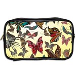 Colorful Butterflies Toiletries Bags 2-Side Back