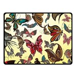 Colorful Butterflies Fleece Blanket (Small) 50 x40  Blanket Front