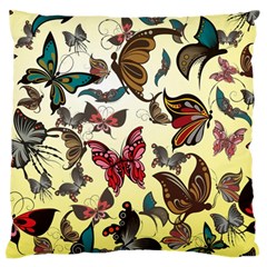 Colorful Butterflies Standard Flano Cushion Case (one Side)