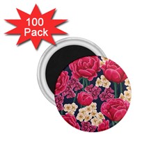 Pink Roses And Daisies 1 75  Magnets (100 Pack)  by allthingseveryone