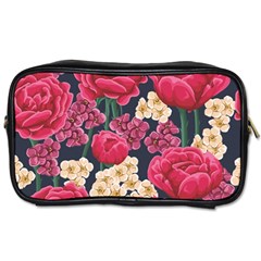 Pink Roses And Daisies Toiletries Bags 2-side by allthingseveryone