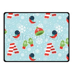 Winter Fun Pattern Fleece Blanket (Small)