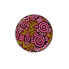 Aboriginal Art - You Belong Hat Clip Ball Marker