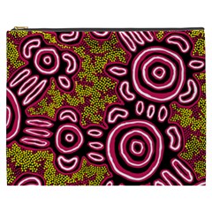 Aboriginal Art - You Belong Cosmetic Bag (xxxl)  by hogartharts