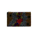 Aboriginal Art - Campsite Cosmetic Bag (Small)  Front