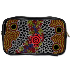 Aboriginal Art - Campsite Toiletries Bags by hogartharts