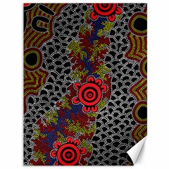 Aboriginal Art - Waterholes Canvas 36  X 48  