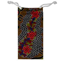 Aboriginal Art - Meeting Places Jewelry Bag by hogartharts