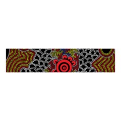 Aboriginal Art - Waterholes Velvet Scrunchie