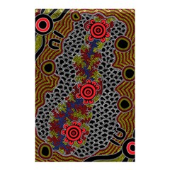 Aboriginal Art - Meeting Places Shower Curtain 48  X 72  (small) 