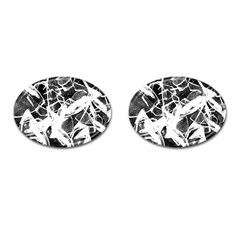 Broken Glass  Cufflinks (oval) by berwies