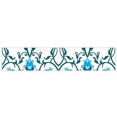 Art Nouveau, Art Deco, Floral,vintage,blue,green,white,beautiful,elegant,chic,modern,trendy,belle Époque Small Flano Scarf by NouveauDesign