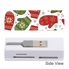 Winter Snow Mittens Memory Card Reader (stick) 