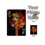 Funny Giraffe With Helmet Playing Cards 54 (Mini)  Front - Club5