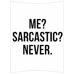 Me Sarcastic Never Back Support Cushion