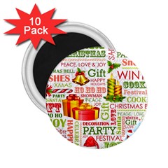 The Joys Of Christmas 2 25  Magnets (10 Pack)  by allthingseveryone