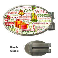 The Joys Of Christmas Money Clips (oval) 