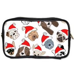 Christmas Puppies Toiletries Bags 2-side