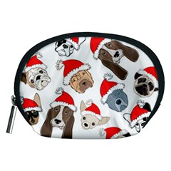 Christmas Puppies Accessory Pouches (medium)  by allthingseveryone