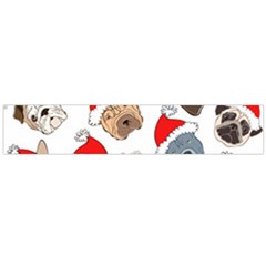 Christmas Puppies Large Flano Scarf  by allthingseveryone