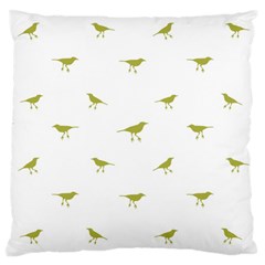 Birds Motif Pattern Large Cushion Case (two Sides) by dflcprints