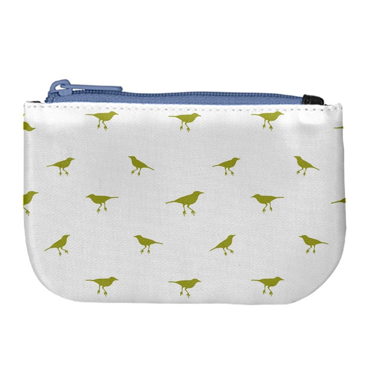 Birds Motif Pattern Large Coin Purse