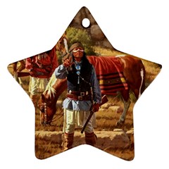 Apache Braves Star Ornament (two Sides) by allthingseveryone