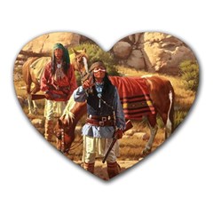 Apache Braves Heart Mousepads by allthingseveryone