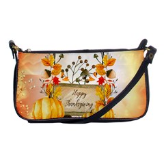 Happy Thanksgiving With Pumpkin Shoulder Clutch Bags by FantasyWorld7