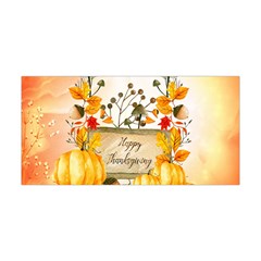 Happy Thanksgiving With Pumpkin Yoga Headband by FantasyWorld7