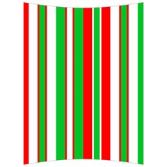 Christmas Holiday Stripes Red Back Support Cushion