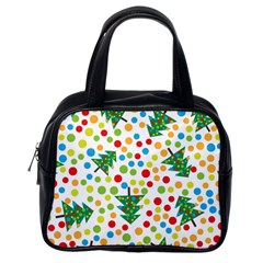 Pattern Circle Multi Color Classic Handbags (one Side) by Celenk