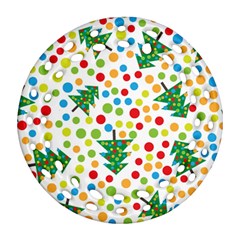 Pattern Circle Multi Color Ornament (round Filigree) by Celenk