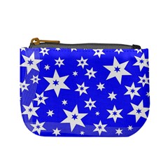 Star Background Pattern Advent Mini Coin Purses by Celenk