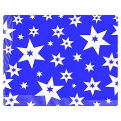 Star Background Pattern Advent Double Sided Flano Blanket (medium)  by Celenk