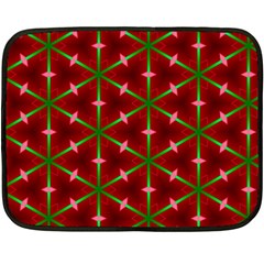 Textured Background Christmas Pattern Fleece Blanket (mini) by Celenk