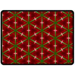 Textured Background Christmas Pattern Double Sided Fleece Blanket (large)  by Celenk