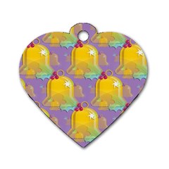 Seamless Repeat Repeating Pattern Dog Tag Heart (two Sides) by Celenk