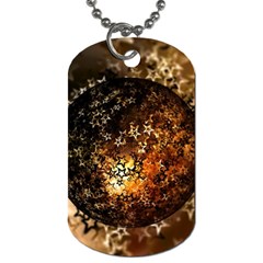 Christmas Bauble Ball About Star Dog Tag (two Sides) by Celenk
