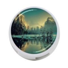 Yosemite Park Landscape Sunrise 4-port Usb Hub (one Side) by Celenk