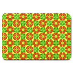 Pattern Texture Christmas Colors Large Doormat 