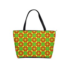 Pattern Texture Christmas Colors Shoulder Handbags