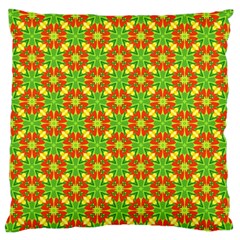 Pattern Texture Christmas Colors Standard Flano Cushion Case (two Sides) by Celenk