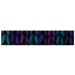 Background Weave Plait Blue Purple Small Flano Scarf by Celenk